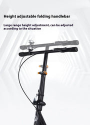 Adult Handbrake Scooter For Teens To Work Big Wheel Two-wheel Foldable Urban Campus Mobility Scooter Hot New