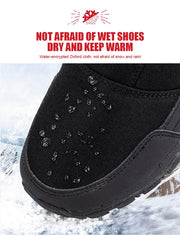 Men's Winter Waterproof Insulated Shell Warm Inner Comfortable Outdoor Snow Boots