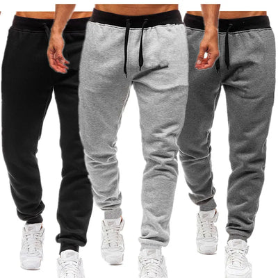 Men Training Joggers – Loose Fit Fleece Sweatpants with Drawstring