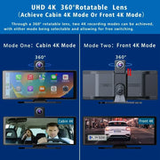 10.26'' Universal Portable Carplay Car Screen Wireless Carplay Screen Wireless Car Stereo Carplay Android Auto Car Touchscreen