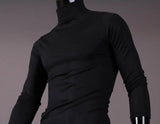 Men’s Thermal Shirt – Slim Fit High Neck Long Sleeve Winter Top