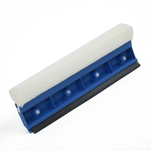 2-in-1 Telescopic Window Glass Cleaner Wiper Long Handle Sponge Brush Window Mop Squeegee Wiper Cleaning Squeegee Tool