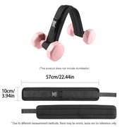 GOBYGO Weight Belt Dumbbell Weight Belt Adjustable Weight Training Safety Hip Thrust Weight Belt Gym Glute Bridge Assisted Belt