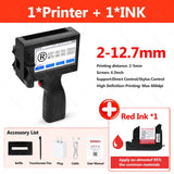 Portable handheld inkjet printer front view