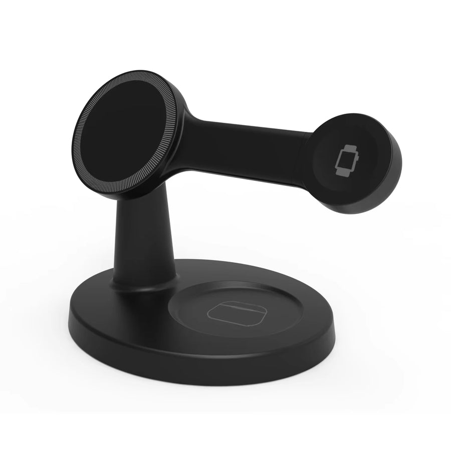 3-in-1 Wireless Charging Station – Fast Charge Phone, Watch & Earbuds