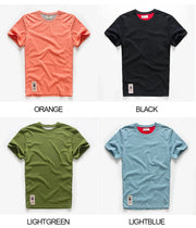 Men's T-shirt Men's clothing Causal Cotton Basic Tshirt Male streetwear Short sleeve tee Man Y2k Tops Oversized Graphic T-shirts