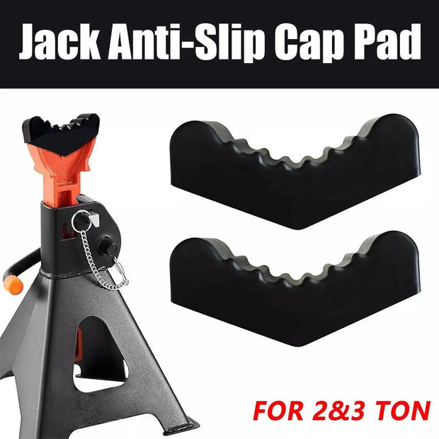 Car Slotted Lift Jack Stand Rubber Pad Floor Adapter Frame Rail Pinch Lifting Universal Repair Tools Safety Grip Pads 3Ton 6Ton