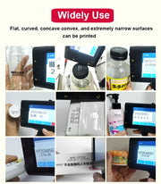 Willita 12.7mm Label Printer Handheld Inkjet Printer QR Bar Batch Code Date Number Logo Expiry Date Coding Machine For Glass