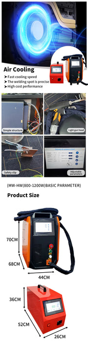 Cheap price portable laser welding machine for metal small size air cooled