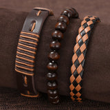 Men’s Hip-Hop Style Quartz Watch & Bracelet Set