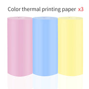 Mini Portable Printer Thermal Paper HD 57*25mm Universal Self-adhesive Roll Paper Label Sticker For Phone Printing Picture Photo