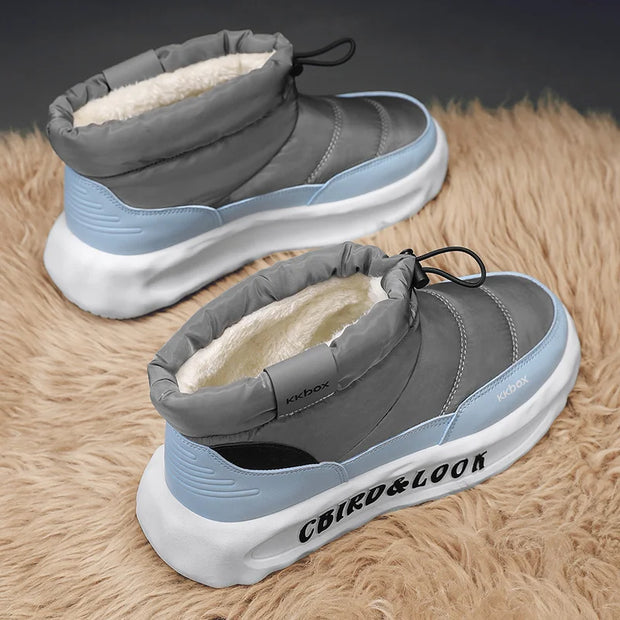 Winter Boots for Men Add Velvet Men's Sneakers Ankle Boots Soft and Comfortable Sports and Leisure Wear-resistant Non-Slip New