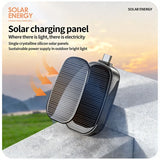 Mini Solar Power Bank – 1200mAh Keychain Solar Charger for Phones & Tablets, Emergency Backup