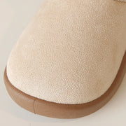 Winter Snow Boots For Children PU Leather Waterproof Kid's Plush Boots Thick Warm Cotton Shoes For Kids Boy's Girl's Warm Boots