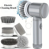 Cordless Electric Spin Scrubber, 5-in-1, for Bathroom Tile and Kitchen