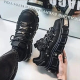 Women's Platform Sneakers – Casual Leather, Summer Sport Style