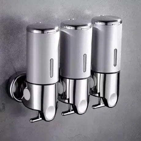Wall-Mounted Shampoo and Soap Dispenser