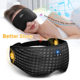 Bluetooth Sleep Headphones – 3D Eye Mask with Music, Soft Breathable