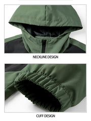 Men's Windproof Jackets stylish New Hooded Sportswear for Autumn and Winter outdoor Tops Sports Running Hiking Outerwear
