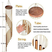 Aluminum Wind Chimes with 12 Tubes