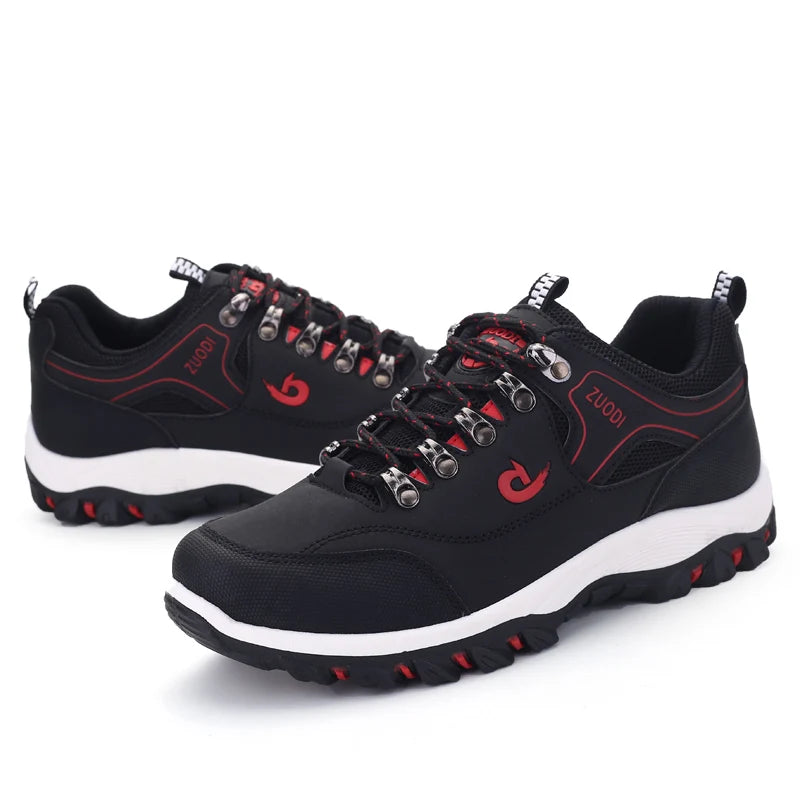 Men's Leather Casual Sneakers – Lightweight for All Seasons