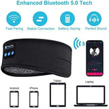 Bluetooth Sleep Headband – Wireless Music Headscarf with Built-in Speakers