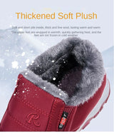Men's Winter Casual Shoes – Warm Cotton, Chunky Sole