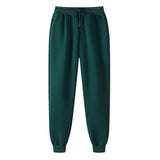 Mens fleece lined jogger sweatpants – full-length front view