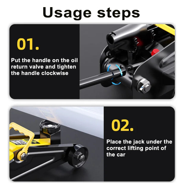 2T/3T Floor Hydraulic Jack Pneumatic Low Profile Floor Jack Heavy-Duty Steel Racing Floor Jack with Single Piston Lift Pump