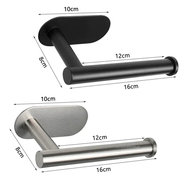 Self-Adhesive Stainless Steel Toilet Paper Holder