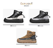 Winter Boots for Men Add Velvet Men's Sneakers Ankle Boots Soft and Comfortable Sports and Leisure Wear-resistant Non-Slip New
