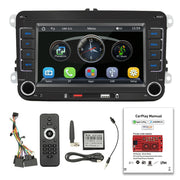 7 Inch Car Stereo MP5 Player Touchcreen BT AM/FM Radio Receiver with Android Auto Carplay Support Hands-Free Calling USB Charge