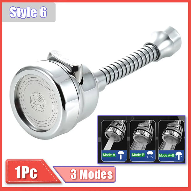 360° Rotating Kitchen Faucet Spray Adapter