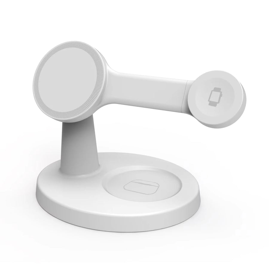 3-in-1 Wireless Charging Station – Fast Charge Phone, Watch & Earbuds