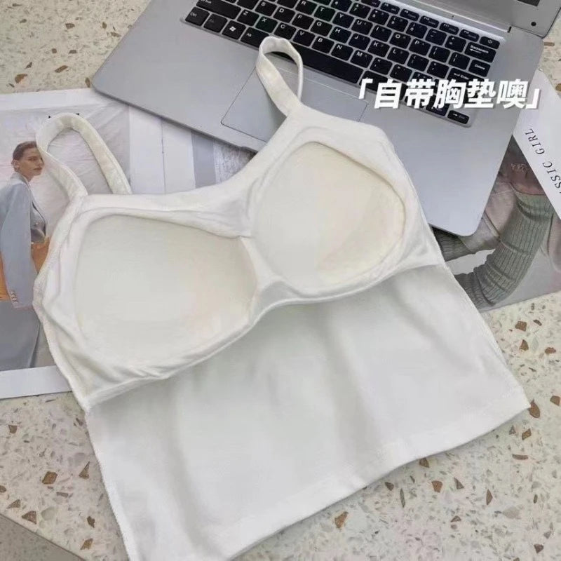 Women Crop Top – Sexy Sleeveless Camisole Vest Tube Top Lingerie