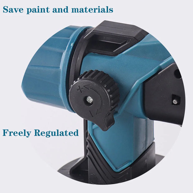 1400ML Electric Spray Gun 850W High Power Paint Sprayer Home DIY EU Plug Auto Furniture Steel Coating Airbrush with 5 Nozzles