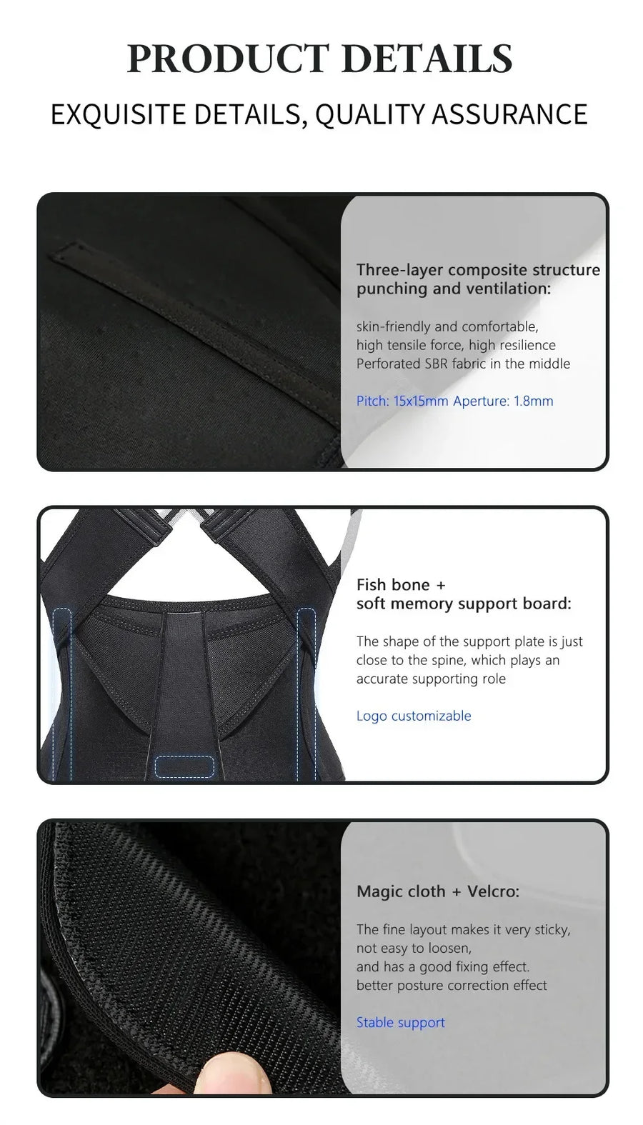 Posture Corrector for Women and Men – Adjustable Shoulder Brace, Back Straightener