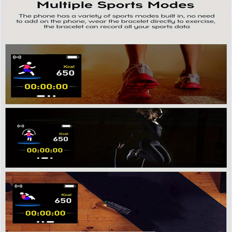Smart Watch for Men & Women – Message & Fitness Monitor Bracelet