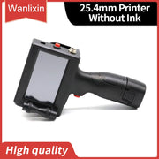 12.7mm 25.4mm Label Printer Handheld Inkjet Printer QR Bar Batch Code Date Number Logo Expiry Date Coding Machine Portable