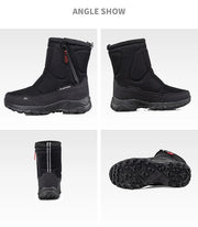 Men's Winter Waterproof Insulated Shell Warm Inner Comfortable Outdoor Snow Boots