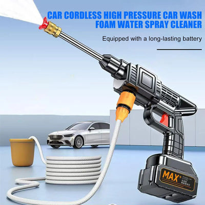 Cordless High Pressure Cleaner Washer Spray Water Guns Car Wash Pressure Water Cleaning Machine garden Electric Watering Guns
