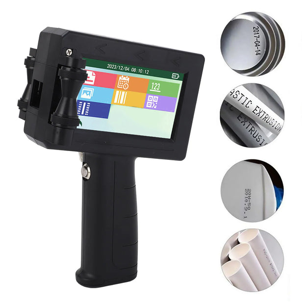 LA50 Portable Inkjet Label Printer 12.7mm Production Date Time Batch Number Handheld Inkjet Printer