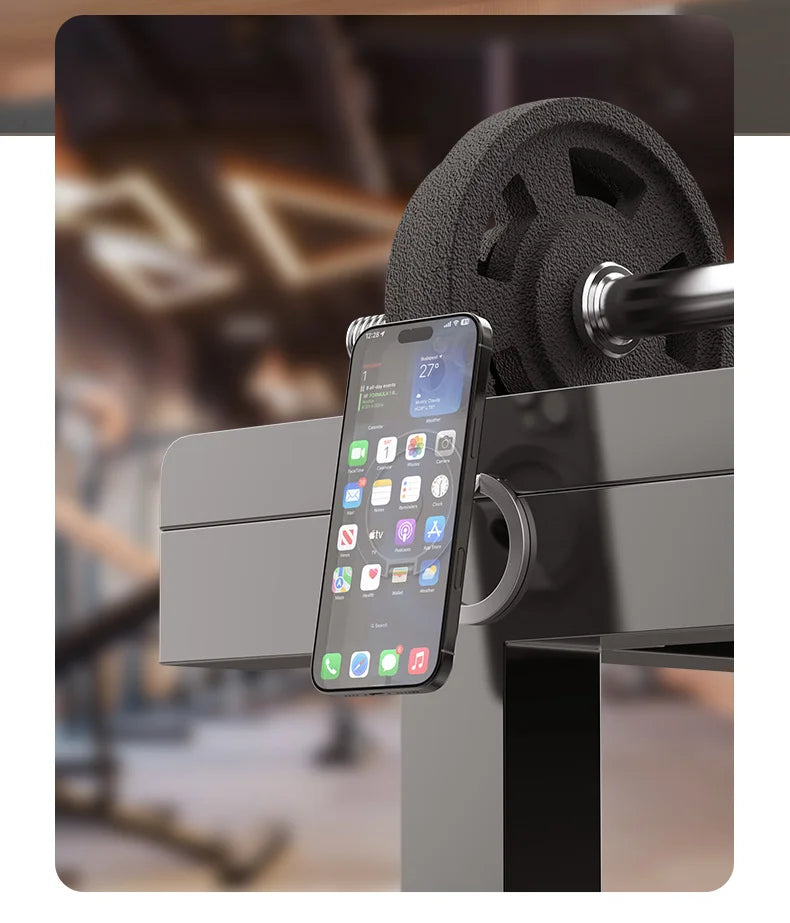Double-Sided MagSafe Phone Holder – Foldable 360° Rotating Stand for iPhone 14/15/16