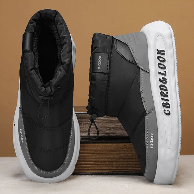 Winter Boots for Men Add Velvet Men's Sneakers Ankle Boots Soft and Comfortable Sports and Leisure Wear-resistant Non-Slip New