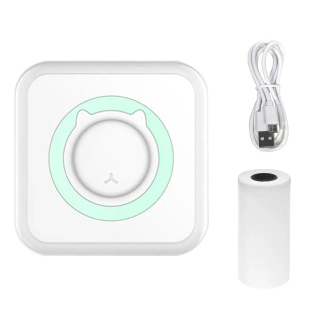 Mini Printer Portable Bluetooth Wireless Smart Label Thermal Portable Printers Stickers Paper Wireless Printers Children Gifts