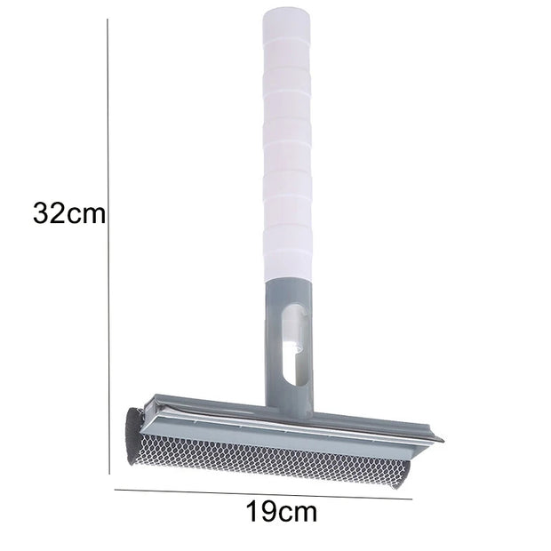 3 in 1 Spray Scrape Wipe Window Squeegee Glass Cleaner Window Wiper Scraper Cleaning Shower Squeegee for Household Cleaning Tool
