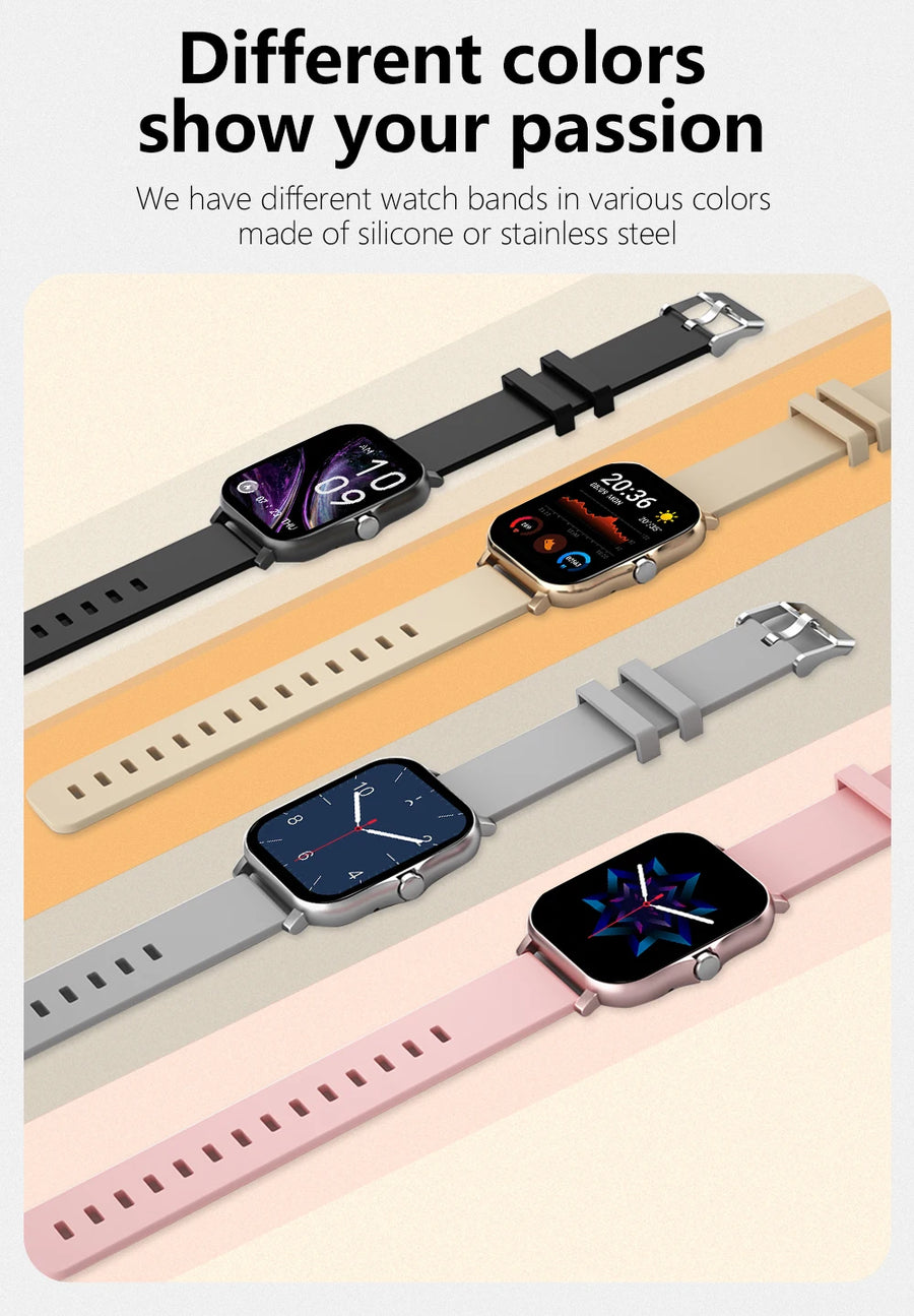 Multifunction Smart Watch, Message Reminder, Music Control, Sports Tracking