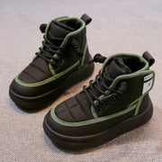 Winter Children Snow Boots 2025 New Kids Ankle Boots Toddler Girls Fashion Non-slip Plush Fur Warm Boys Cold-proof Short Boots