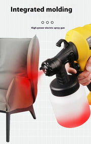 Electric Spray Gun Portable Home Paint Sprayer Auto Furniture Steel Coating AirbrushTool high-pressure atomizing spray paint gun