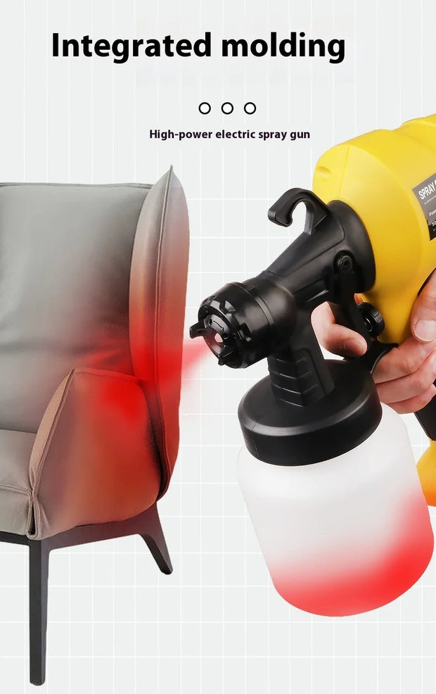 Electric Spray Gun Portable Home Paint Sprayer Auto Furniture Steel Coating AirbrushTool high-pressure atomizing spray paint gun